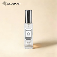 Bouteille de Parfum en Verre Carrée Vide, Transparente, Grande Capacité, avec Logo Personnalisable, 5ml 7ml 10ml 20ml 30ml 50ml 100ml, en Gros