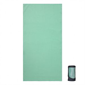 Serviette de sport portable en microfibre, couleur unie, séchage rapide, absorbante, pour la salle de sport, la plage, le fitness - Réutilisable et facile à nettoyer - Product Image 4
