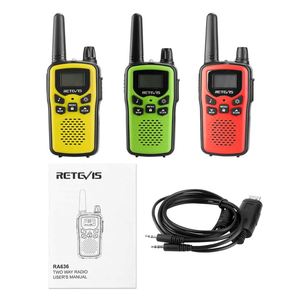 3PACK Retevis RA636 Best-seller Talkie-walkie pour enfants <span class=keywords><strong>PMR446</strong></span>+LPD433 Sans licence 85CH 0.5W Radio bidirectionnelle portable pour enfants - Product Image 1