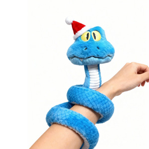 ตุ๊กตา Gary Blue งู ของเล่นบีบได้ ขึ้นรูปได้ ยัดไส้ใยฝ้าย ของขวัญคริสต์มาส - Product Image 3