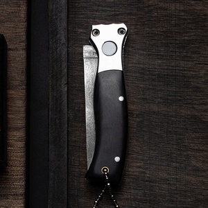 Chất lượng cao xách tay Damascus thép không gỉ gấp dao bền EDC Túi chiến đấu dao với gỗ xử lý OEM tùy chỉnh - Product Image 6