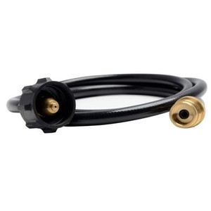 Tuyau adaptateur pour réservoir de propane, 6 pieds, 1 lb à 20 lb, pièce de rechange, tuyau en caoutchouc noir pour connexion au propane - Product Image 3
