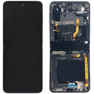 Plastic Seal Film Filp With Frame Flip3 5g F711 For Samsung Galaxy Z Flip 3 2 4 Display Lcd Touch Screen Digitizer