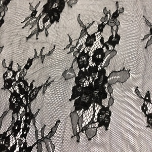 <span class=keywords><strong>Fancy</strong></span> mềm Bán buôn lông mi màu đen Chantilly vải ren cho đồ lót/quần áo ngủ lt21117 - Product Image 4