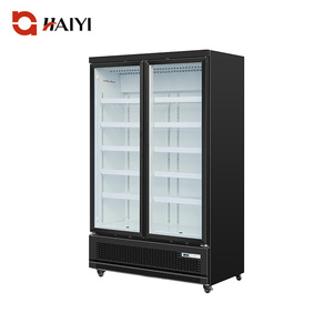 <span class=keywords><strong>Congelador</strong></span> <span class=keywords><strong>Vertical</strong></span> <span class=keywords><strong>Industrial</strong></span> de Doble Puerta de Vidrio para Supermercados, Eficiente Energéticamente, para Alimentos Congelados y Helados - Product Image 1