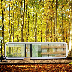 Fabrication professionnelle maison assemblée Camping minuscule Mobile Portable espace préfabriqué Capsule conteneur maison pomme cabine - Product Image 6