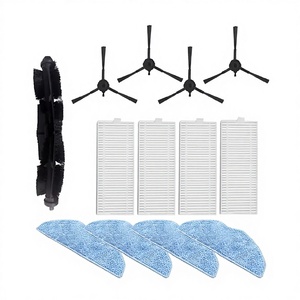 Repuestos para Robot Aspirador <span class=keywords><strong>Homerun</strong></span> Serie 3000 XU3100/01, Cepillos Principales/Laterales de Plástico de Alta Eficiencia, Ecológicos y Eléctricos - Product Image 1