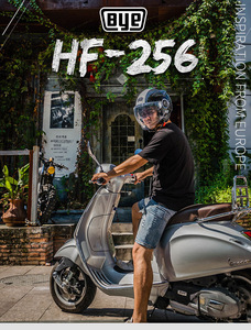 Casco Aperto BYE Elegante in ABS con Doppia Lente, Omologato DOT per Scooter e <span class=keywords><strong>Moto</strong></span> - Product Image 6