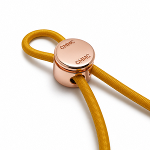Cordon de serrage de haute qualité en alliage de zinc pour cordon de cou en forme de nez de cochon, 10 mm, avec bloque-cordon élastique - Product Image 1