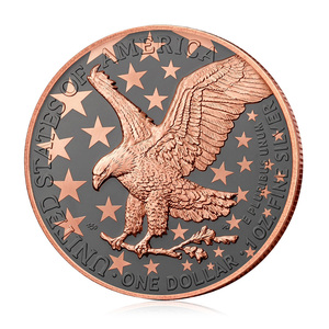 Pièce de monnaie en cuivre Walking Liberty du 250e anniversaire des États-Unis 2026, pièce commémorative en cuivre de 1 once pour cadeau souvenir - Product Image 2