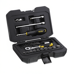 Juego de Llaves de Tubo Stanley de 38 Piezas, Juego de Herramientas Métricas con Enchufe de 1/4 de Pulgada - Product Image 2