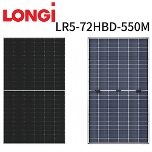Longi แผงโซล่าเซลล์แบบสองหน้า530W 540W 550W ชนิด <span class=keywords><strong>N</strong></span> ชนิด LR5-72HBD-550M - Product Image 2