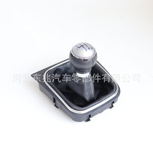 ฝาครอบหัวเกียร์หนังสำหรับรถยนต์ Volkswagen Golf 6 Sagitar DZ01 Q6 K4 ดีไซน์ตามหลักสรีรศาสตร์ - Product Image 5