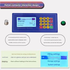 เครื่องบรรจุสบู่เหลวแบบกึ่งอัตโนมัติความเร็วสูง ระบบชั่งน้ำหนักปริมาณมาก สำหรับน้ำและเครื่องดื่มปริมาณมาก - Product Image 5