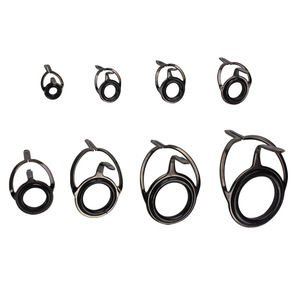 6 #8 #10 #12 #16 #20 #25 #30 # <span class=keywords><strong>Taille</strong></span> mixte Anneaux En Céramique guides De Canne À pêche Bague Double Pied D'appât Ensemble Guides De Tige - Product Image 1