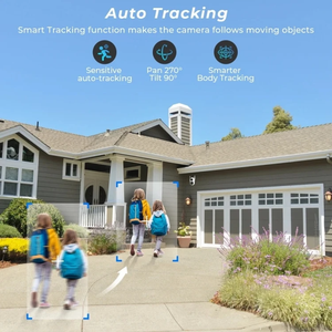 Caméra de sécurité intelligente à double objectif 6MP PTZ Wifi extérieure avec étanchéité IP66 pour utilisation intérieure, technologie de réseau sans fil - Product Image 5