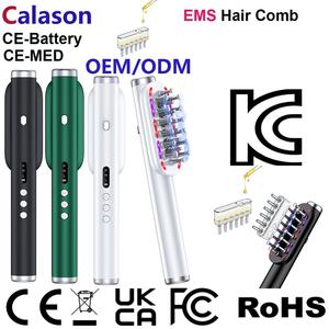 หวีแปรงนวดศีรษะไฟฟ้า พร้อมที่ทาออยล์ สำหรับผมร่วงและเร่งการเจริญเติบโตของเส้นผม ใช้ในบ้าน อุปกรณ์ดูแลเส้นผม - Product Image 6