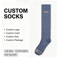 Chaussettes d'équitation montantes respirantes et durables de haute qualité avec logo personnalisé et support professionnel