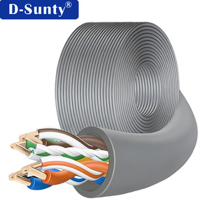 Cable de Red para Exteriores Cat5e de 305m en Rollo, Precio por Rollo, 24/26AWG 0.5mm UTP Blindado CCA PVC, Longitud Personalizada, Fabricante Chino - Product Image 3