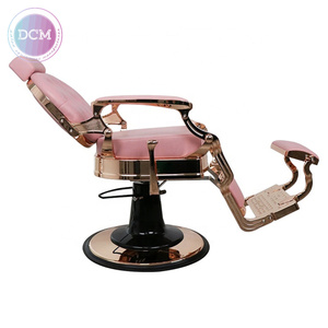 DCM lujo Rosa oro rosa mujer belleza corte de pelo salón estilo sillas Barbero silla para peluquería - Product Image 3