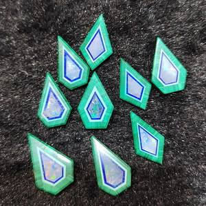 หินอัญมณี intarsia หลายขนาดทำมือโอปอลมาลาไคต์ทำจากหลายรูปทรง - Product Image 2