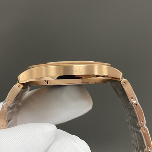 Montre mécanique de sport de luxe de style polo avec bracelet intégré en forme d'oreiller et lunette brossée - Product Image 3