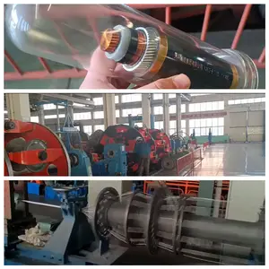 8.7/15 kV PVC נדן XLPE מבודד 1 3 ליבות כבל חשמל N2XY כבל מתח בינוני MV SWA כבל משוריין