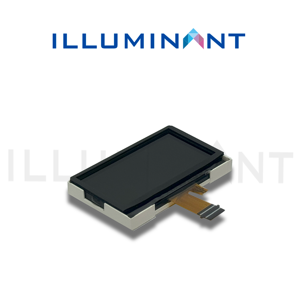 Módulo LCD Mono de 1,69 pulgadas 128x64 Tipo gráfico DFSTN 12 en punto 800 Nits Transmisivo FPC SPI COG Estructura Retroiluminación blanca - Product Image 3