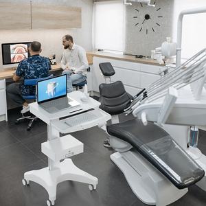 Likaymo OC-3 दराज पहियों के साथ दंत चिकित्सा क्लिनिक गाड़ी चिकित्सा ट्राली लैपटॉप फूस और अस्पताल के लिए मौखिक स्कैनर धारक कार्यालय - Product Image 5