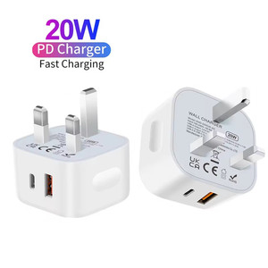 Hot bán phổ 20W <span class=keywords><strong>USB</strong></span> C tường sạc loại C sạc nhanh QC <span class=keywords><strong>3.0</strong></span> <span class=keywords><strong>USB</strong></span> Power <span class=keywords><strong>Adapter</strong></span> cho iPhone Samsung điện thoại di động - Product Image 3