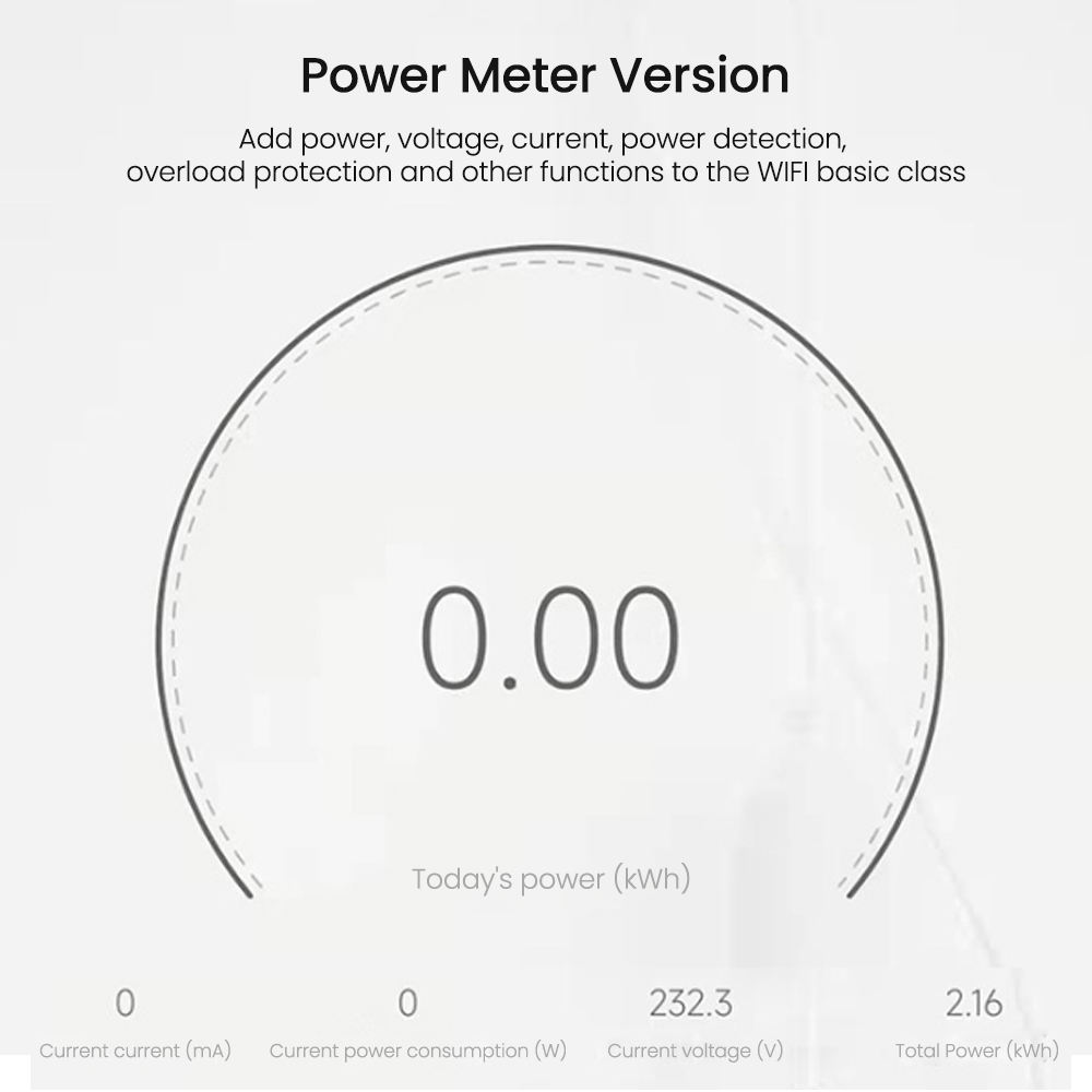 HONPNK11 Tuya Wireless WiFi Smart Socket Mini US Standard 10A/16A Phone Alexa Timer Switch