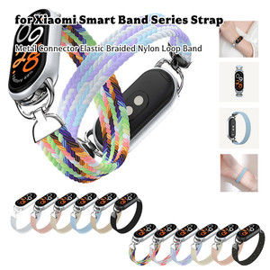 Correa Deportiva Elástica para Xiaomi Smart Band 10, Correa <span class=keywords><strong>de</strong></span> Tela Trenzada <span class=keywords><strong>de</strong></span> Nailon para Xiaomi <span class=keywords><strong>Mi</strong></span> Band 9 8 - Product Image 1