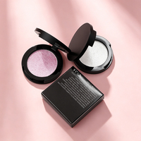 Poudre de maquillage vegan personnalisée en gros, illuminateur, bronzer, paillettes, haute pigmentation, marque privée, palette d'illuminateurs scintillants
