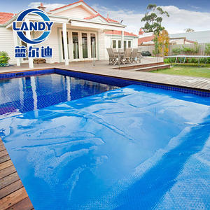 Couverture de <span class=keywords><strong>piscine</strong></span> thermique solaire bleue Landy <span class=keywords><strong>500</strong></span> <span class=keywords><strong>microns</strong></span>, couverture à bulles résistante aux UV, accessoire pour <span class=keywords><strong>piscine</strong></span> - Product Image 6