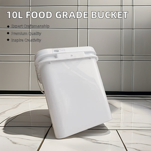 Ruly Factory - Cubo de Plástico Cuadrado de 15L con Tapa, Grado Alimenticio, para Envasado de Alimentos y Almacenamiento de Gasolina, Venta al por Mayor en China - Product Image 3