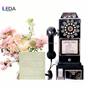 Téléphone Livre d'Or Audio Suspendu LEDA, Prix Usine, Plusieurs Couleurs, pour Mariage, Fête, Noël, Décoration de Photobooth - Product Image 1