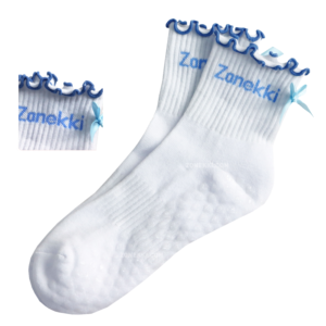 Knitted Spandex Nylon Cotton Fashion Casual <b>Socks</b> Taiwan Made Ruffle Bow Decor Daily Sweet Style Ladies <b>Socks</b> - Product Image 1