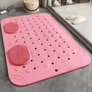 Tapis de bain antidérapant pour baignoire avec ventouses et trous de drainage - Product Image 4