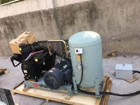 Compresseur d'air à double piston 15kw, pompe 30 bars, livraison gratuite