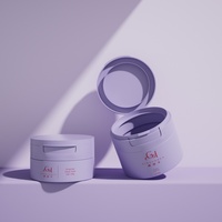 Vente en gros de pots de crème pour le visage en plastique PET de haute qualité pots cosmétiques avec couvercles et joints par induction pots de baume nettoyant pour le visage