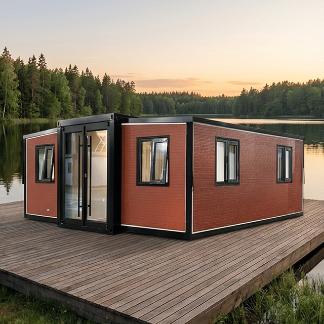Compact Folding Container House for Efficient Storage and Transport - Perfect for Mobile Sales Kiosks & Outdoor Service Centers