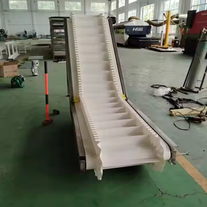 Inclined PVC Belt Conveyor <strong>Elevator</strong> for Food and Packaging Lines - Product Image 4