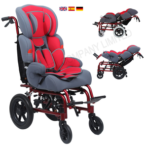 Silla de Ruedas Reclinable para Necesidades Especiales, Asiento Adaptativo, Silla de Ruedas Manual para Parálisis Cerebral - Product Image 5