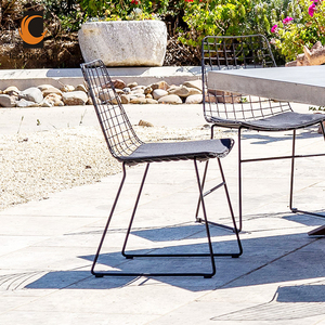 <strong>UK</strong> Style China Manufacturer Out Door <strong>Metal</strong> <strong>Chair</strong> Dining Room Wire <strong>Chair</strong> Stacking Furniture <strong>Metal</strong> <strong>Chairs</strong> - Product Image 6