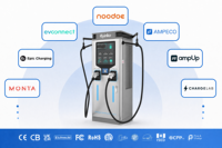 Borne de recharge commerciale pour véhicules électriques 60kW 80kW, station de charge rapide DC, chargeur de véhicules électriques sur pied CCS2 OCPP
