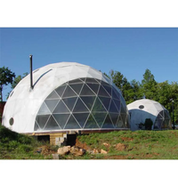 Tenda Kubah Geodesik Besar, Rumah Kubah Transparan, Tenda Glamping Mewah untuk Hotel, Resort, Acara Taman