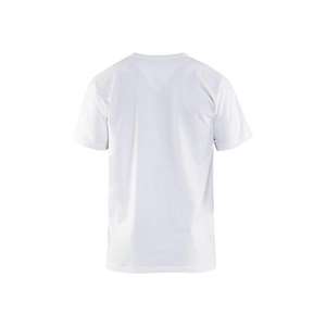 BLAKLADER - 336010291000XL T-<b>Shirt</b> with V-Neck <b>White</b> - EAN 7330509602232 <b>WORK</b> T-<b>SHIRTS</b> AND POLO <b>SHIRTS</b> - Product Image 2