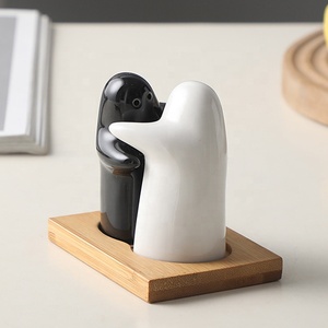 Productos de Tendencia 2026, Novedades en Cerámica, Salero para Especias, Herramientas para Hierbas, Organizador de Cocina con Diseño de Fantasma de Halloween, Botella para Pimienta - Product Image 1