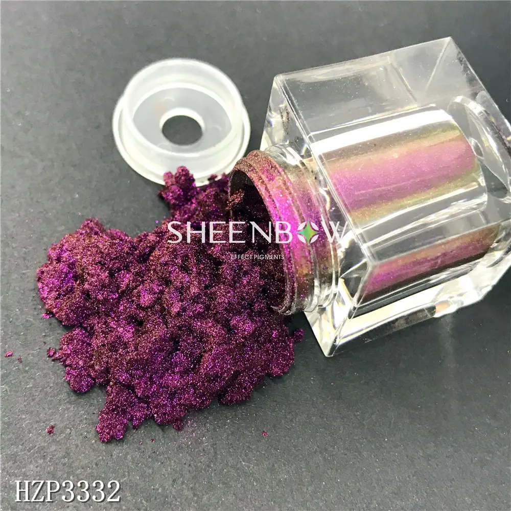 Sheenbow Pigmen Multikrom Longgar untuk Bubuk Cat Air Pigmen Kosmetik Multikrom untuk Eyeshadow