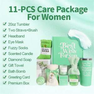 Universal Promotional Green Series Big <b>Cup</b> Straw Brush Eye Mask Bathing Set for New Year Christmas Festival Corporate Gift Ideas - Product Image 4